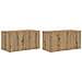 Set mobile TV 4 pcs rovere artigianale 60 x 30 x 30 cm - Foto miniatura 5