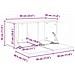Set mobile TV 4 pcs rovere artigianale 60 x 30 x 30 cm - Foto miniatura 8