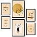 Set Di 6 Stampe Collezione Mistica Di Poster Con Estetica Collage Per La Decorazione D'interni A3 & A4 Cornice Nera - Foto miniatura 1