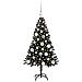 Albero di Natale con 150 LED con supporto Nero 120 cm PVC - Foto miniatura 3