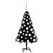 Albero di Natale con 150 LED con supporto Nero 120 cm PVC - Foto miniatura 4