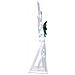 Renne LED 6 pcs Argento Tessuto - Foto miniatura 7