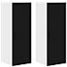 Pensile cucina 2 pcs Nero 30 x 31 x 80 cm Legno multistrato - Foto miniatura 1