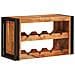 Portabottiglie 100 x 45 x 33 cm Legno di Acacia Massello - Foto miniatura 1