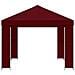 Gazebo 4 × 3 m Borgogna Poliestere e Acciaio 190 gsm - Foto miniatura 4