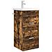 Mobile da bagno con lavabo Rovere Fumo 42 x 40 x 84,5 cm - Foto miniatura 1