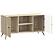 Mobile TV Rovere Sonoma 102 x 34,5 x 50 cm Legno ingegnerizzato - Foto miniatura 3