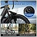 Bicicletta Elettrica GT300 26 Pollici E-bike 250W, Batteria 36V 10Ah 7 Velocità Autonomia 30-50km Nero - Foto miniatura 7