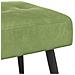 Panchina con bottoni imbottiti Verde chiaro 80 x 40 x 46 cm - Foto miniatura 5