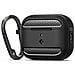 Custodia Per Airpods 3 Nera Opaca Spigen Rugged Armor - Foto miniatura 1