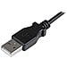Cavo di ricarica e sincronizzazione micro USB da 1 m - USB-A a Micro B ad angolo destro - M / M - 0,25mm² - Foto miniatura 3