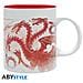Game Of Thrones - Mug - 320 Ml -red Dragon - Subli - With Box - Foto miniatura 1
