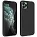 Cover Apple Iphone 11 Pro Max Silicone Fronte Retro Nero - Foto miniatura 4