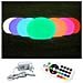 V-tac Vt-7809 Lampada Led Da Terra Mezza Sfera Light Ø50cm Multicolor Rgb Batteria Ricaricabile Ip54 Con Telecomando - Sku 40221 - Foto miniatura 4