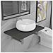 Set Mobili Da Bagno 2 Pz Ceramica Grigio - Foto miniatura 1