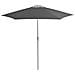 Telo di Ricambio per Ombrellone Antracite 300 cm - Foto miniatura 2