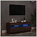 Mobile Porta TV con Luci LED Rovere Marrone 100x35x40 cm - Foto miniatura 4