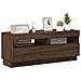 Mobile Porta TV con Luci LED Rovere Marrone 100x35x40 cm - Foto miniatura 7