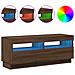 Mobile Porta TV con Luci LED Rovere Marrone 100x35x40 cm - Foto miniatura 10