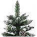Albero Di Natale Artificiale Con Base Verde 180 Cm Pvc - Foto miniatura 3