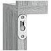 Mensola Angolare Grigio Sonoma 20x20x127,5 Cm Legno Multistrato - Foto miniatura 9