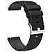 Cinturino Per Orologio In Silicone Con Motivo A Quadri Per Garmin Vivoactive 4 18 Mm Black - Foto miniatura 1