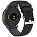 Cinturino Per Orologio In Silicone Con Motivo A Quadri Per Garmin Vivoactive 4 18 Mm Black - Foto miniatura 2