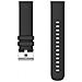 Cinturino Per Orologio In Silicone Con Motivo A Quadri Per Garmin Vivoactive 4 18 Mm Black - Foto miniatura 5