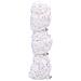 Totem Più Saggio Tre Gufi Bianchi Da Collezione 20 Cm - Foto miniatura 6