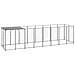 Gabbia Per Cani Argento 4,84 M In Acciaio - Foto miniatura 1