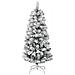 Albero Natale Artificiale Incernierato Con Neve Fioccata 120 Cm - Foto miniatura 2