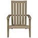 Sedia Adirondack da Giardino in Polipropilene Marrone Chiaro - Foto miniatura 3