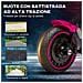 Moto Elettrica Per Bambini 18-36 Mesi Con Rotelle E Fanale, 76x42x57 Cm, Rosa E Nero - Foto miniatura 3