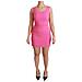 Mini Abito Aderente Tubino Elasticizzato Rosa - It40-s - Foto miniatura 1
