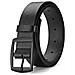 Cintura Da Uomo In Pelle Pu Con Fibbia In Metallo Black L - Foto miniatura 1