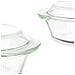 Casseruola In Borosilicato 2000ml 26x23,2x10,5 Cm. Colore Trasparente - Foto miniatura 3