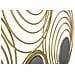 Decorazione In Metallo 3d Cerchi 2 - Oro - Metallo - 90x2,5x45 Cm - Foto miniatura 3