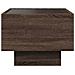 Lusso Casadino -  Comodino Con Led Infinity Rovere Marrone 40x40x30 Cm - Foto miniatura 6