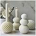 Stampo Per Candele A Sfera A Spirale - Stampo Geometrico In Silicone Per Artigianato In Resina - Foto miniatura 4