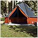 Tenda Familiare Tipi 10 Persone Grigia e Arancione Impermeabile - Foto miniatura 2