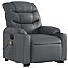 Poltrona Alzapersona Elettrica Reclinabile Grigio in Similpelle - Foto miniatura 4