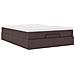 Struttura Letto Pouf con Materasso 140x200 cm in Tessuto - Foto miniatura 6