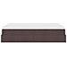 Struttura Letto Pouf con Materasso 140x200 cm in Tessuto - Foto miniatura 9