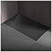 Piatto Doccia In Resina 90x180 Cm Effetto Pietra Colore Nero Cuba - Foto miniatura 1