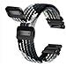 Cinturino Intrecciato In Nylon Elastico Con Fibbia Magnetica A Sgancio Rapido Compatibile Con Garmin Fenix Series Multicolor 26 Millimetri - Foto miniatura 3