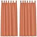 Tende con tende 2 pcs Terracotta Poliestere - Foto miniatura 1
