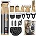 Tagliacapelli Multifunzionale 6-in-1 Impermeabile Con Base Di Ricarica Gold - Foto miniatura 1