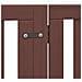 Cancello Cani Porta Pieghevole Marrone 12 Pannelli 960cm Pioppo - Foto miniatura 7