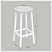Sgabello da bar da cucina - Elegante design in marmo con gambe bianche CODICE 2907 - Foto miniatura 5