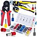 Zaciskatrice Per Capicorda Isolati + 1200 Capicorda + Spelafili Automatico Con Crimpatrice Terminali | Gamma 0,25-10 Mm² | Set Completo Per Elettricisti - Foto miniatura 1